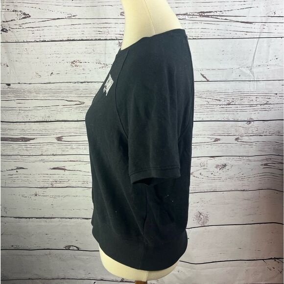 Victoria’s Sport Black Short Sleeve Sweatshirt - Picture 4 of 6